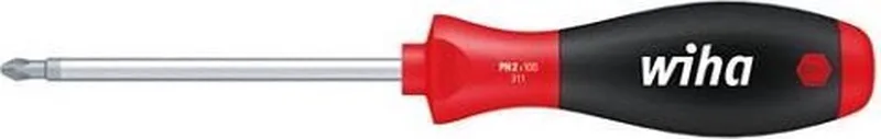 Schroevendraaier Phillips Softfinish Ph1x200 Mm Staal by Wiha, Red – product image
