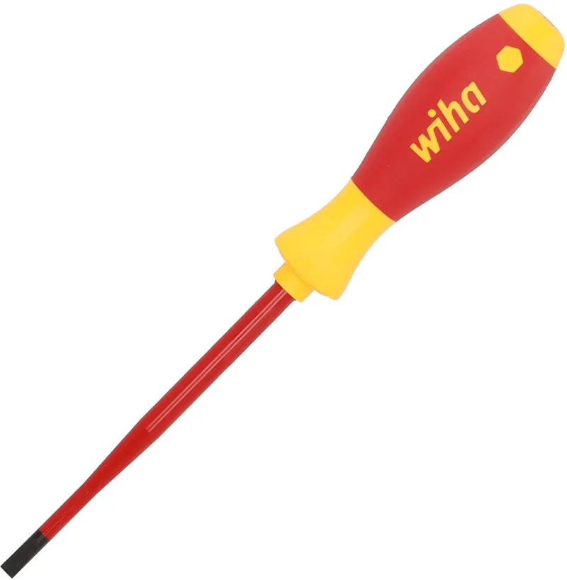 Schroevendraaier SoftFinish electric slimFix Sleufkop 5.5mm x 125mm - 35391 by Wiha, Kleurloos – product image