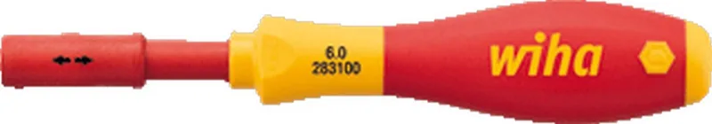 Schroevendraaier SoftFinish electric slimVario voor slimBits 6.0mm - 34577 by Wiha – product image