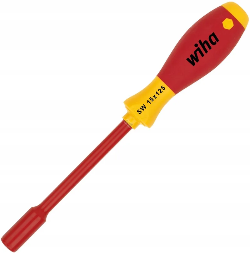 Schroevendraaier SoftFinish electric Zeskantdopsleutel 15.0mm x 125mm - 00866 von Wiha – Produktbild