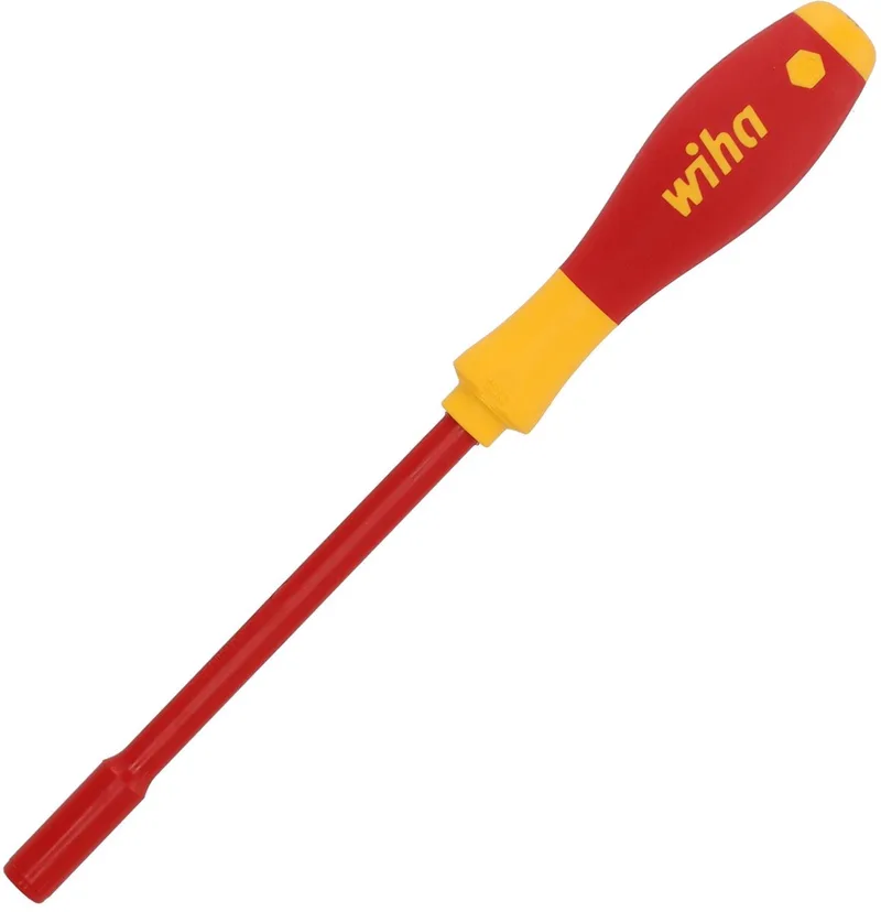 VDE Tournevis à douille Wiha 322SF 5,0x125 Taille (métrique): 5 mm Longueur de la lame: 125 mm de Wiha, Jaune – image du produit