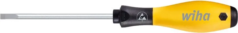 Schraubendreher SoftFinish® ESD Schlitz 2,5 mm x 75 mm von Wiha, Kleurloos – Produktbild