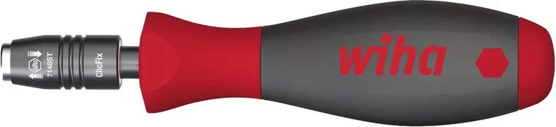 Schroevendraaier SoftFinish met CentroFix bithouder 38mm (¼″) - mechanisch vergrendelbaar - 40331 by Wiha, Kleurloos – product image