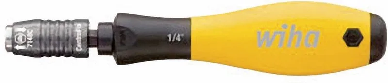 Schroevendraaier SoftFinish met ESD bithouder 38mm (¼″) - mechanisch vergrendelbaar - 32161 by Wiha, Kleurloos – product image