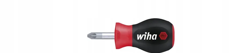 Schroevendraaier SoftFinish Pozidriv met korte ronde schacht, Stubby PZ3 x 25mm - 26973 von Wiha – Produktbild