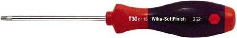 Schroevendraaier SoftFinish TORX® Tamper Resistant met ronde schacht T25H x 100mm - 01303 de Wiha – image du produit