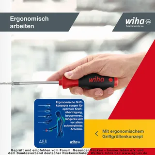 Schroevendraaierset SoftFinish SL / PH / PZ / TORX® - 12-delig - 41002 van Wiha, Kleurloos – productafbeelding 5 van 6