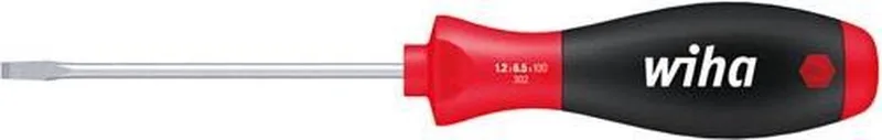 Screwdriver Softfinish® 302Sf 8,0X300 by Wiha, Red – product image