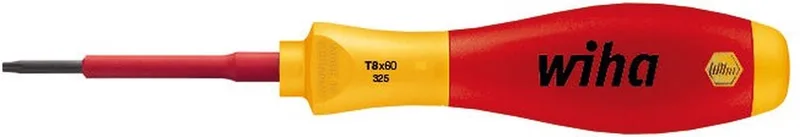 Screwdriver Softfinish® Electric 325Sf T8X60 van Wiha, Rood – productafbeelding