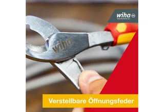 Seitenschneider (43662), Speziell für Elektroinstallation, ergonomischer Griff de Wiha, Noir – image du produit 2 sur 5