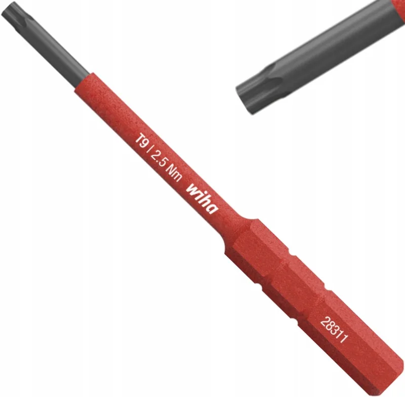 SlimBit Torx T7x75mm VDE bit, 1000V isolatie by Wiha – product image