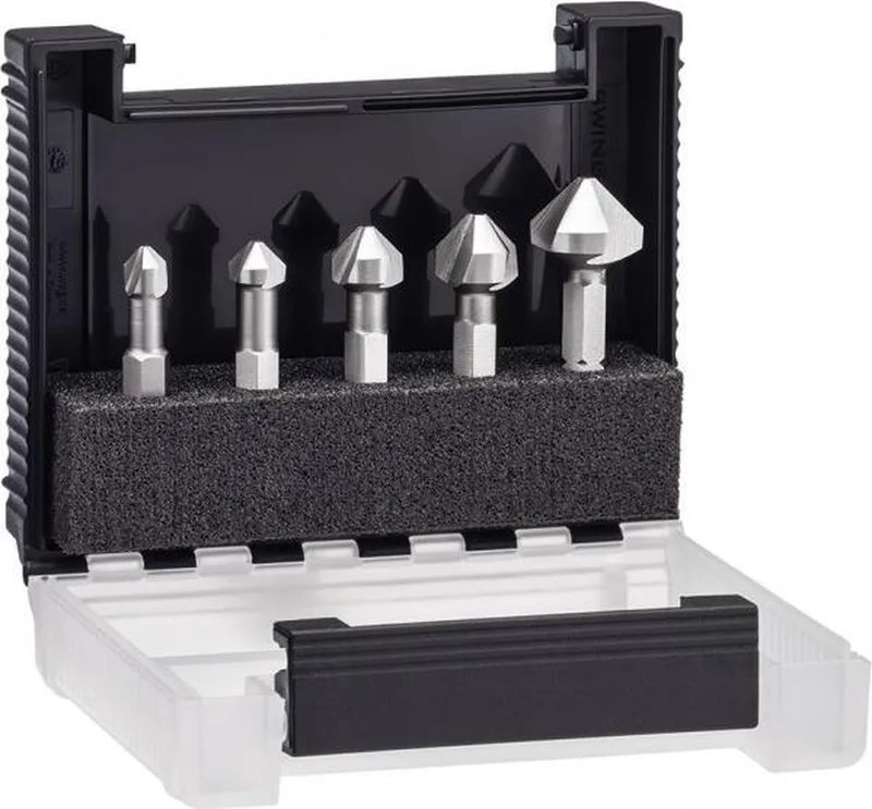 Soevereinboor Bitset 35mm (¼″) Schroefmaat M3-M8 in doos - 6-delig - 28027 de Wiha – image du produit