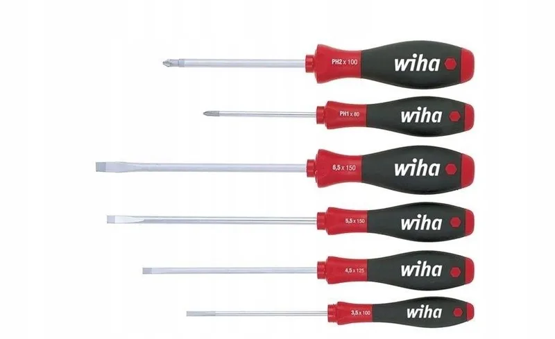 SoftFinish Schroevendraaierset 6 Delig - Ergonomisch & Gezond von Wiha – Produktbild