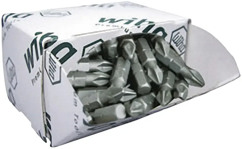 Standard Bit für Schrauben mit Phillips PH Kreuzschlitz Antrieb PH 2 - 50 Stück von Wiha – Produktbild
