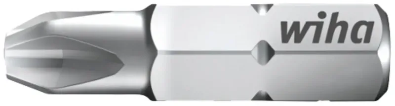 Standard Bit für Schrauben mit Phillips PH Kreuzschlitz Antrieb PH 3 - 1 Stück von Wiha – Produktbild