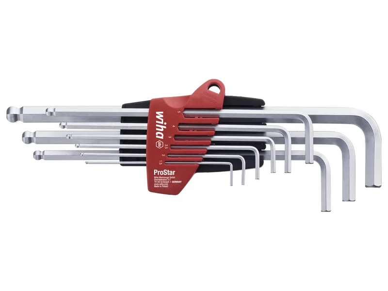 Stiftschlüssel Set Sechskant-Kugelkopf, 9-teilig by Wiha – product image