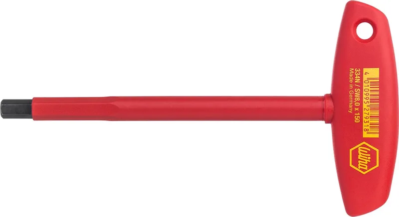 Stiftsleutel met dwarsgreep electric zeskant - 27928 de Wiha, Kleurloos – image du produit