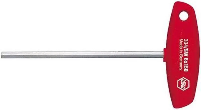 Stiftsleutel met dwarsgreep zeskant hoogglans vernikkeld - 00919 by Wiha, Kleurloos – product image