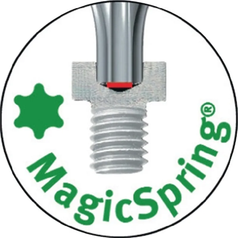 Stiftsleutelset in ErgoStar houder TORX® MagicSpring® 14-delig chemisch gezwart - 36503 de Wiha, Kleurloos – image du produit 2 sur 2