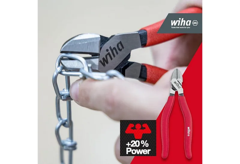 Tangenset Classic combinatie-, punt-, zijkniptang 3-delig - 26850 de Wiha, Kleurloos – image du produit 2 sur 5