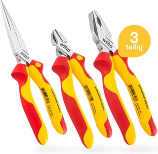 Zangen-Set Professional electric, 3-teilig von Wiha, Weiß – Produktbild 1 von 4