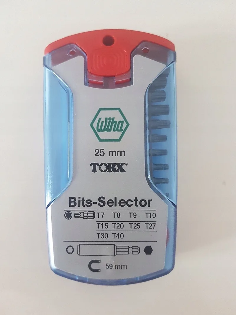 Torx 25mm Bitset Selector - 11 Delen van Wiha – productafbeelding