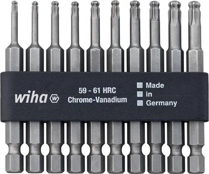 Torx bit set 10-delig 70 mm 7045BE 9570 von Wiha – Produktbild