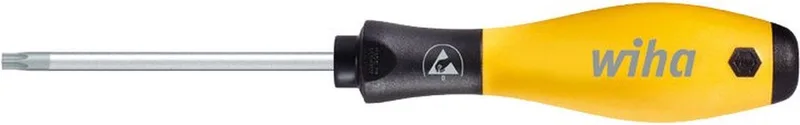 Torx-schroevendraaier ESD Grootte T 9 Koplengte: 60 mm DIN EN 61340-5-1 1 stuk(s) de Wiha, Kleurloos – image du produit