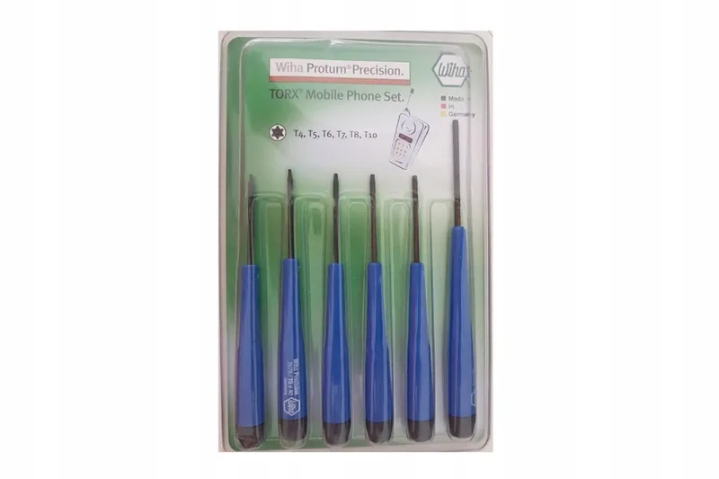 Torx Schroevendraaierset 6 Delig voor Telefoons by Wiha, Blue – product image