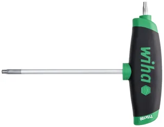 Torx-Stiftschlüssel Quergriff TX20 100mm mit Seitenabtrieb pour latelier Tournevis Torx Taille (tournevis) T 20 Longueur de la lame: 100 mm 1 pc(s) de Wiha – image du produit 1 sur 2