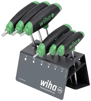 TORX Torx-Schraubendreher T 10, T 15, T 20, T 25, T 30, T 40 7teilig von Wiha – Produktbild 1 von 2
