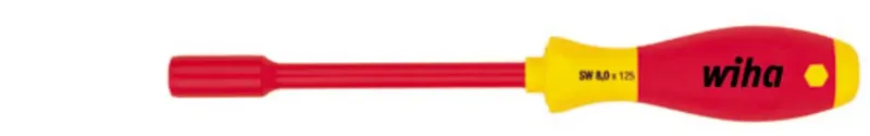 VDE Tournevis à douille Wiha 6kant-Steckschlüssel VDE SW7,0x125mm Typ322 Taille (métrique): 7 mm Longueur de la lame: 125 mm de Wiha – image du produit