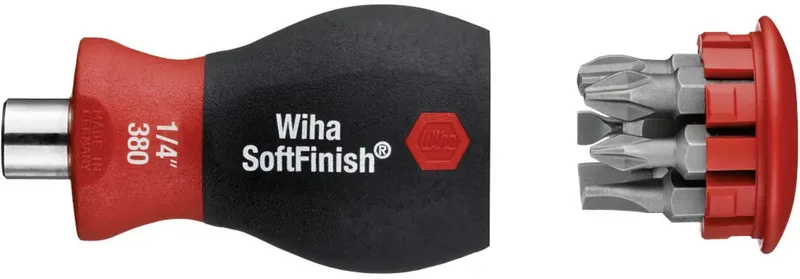 pour latelier Tournevis porte-embouts 1/4 (6.3 mm) DIN 3126, DIN ISO 1173 de Wiha – image du produit 1 sur 2