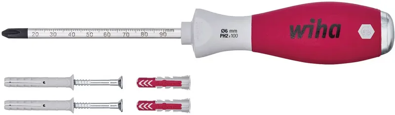 pour latelier Perceur de trou Taille (tournevis) PH 2 Longueur de la lame: 100 mm de Wiha – image du produit 1 sur 2