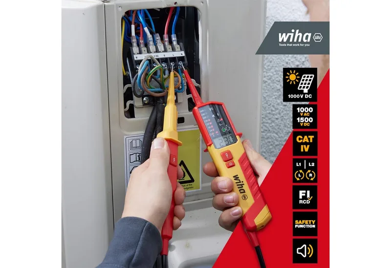 Werkzeugkoffer Lehrlingskoffer (45742), inkl. Spannungsprüfer, für Elektro-Installation 39-teilig VDE by Wiha, Black – product image 4 of 5