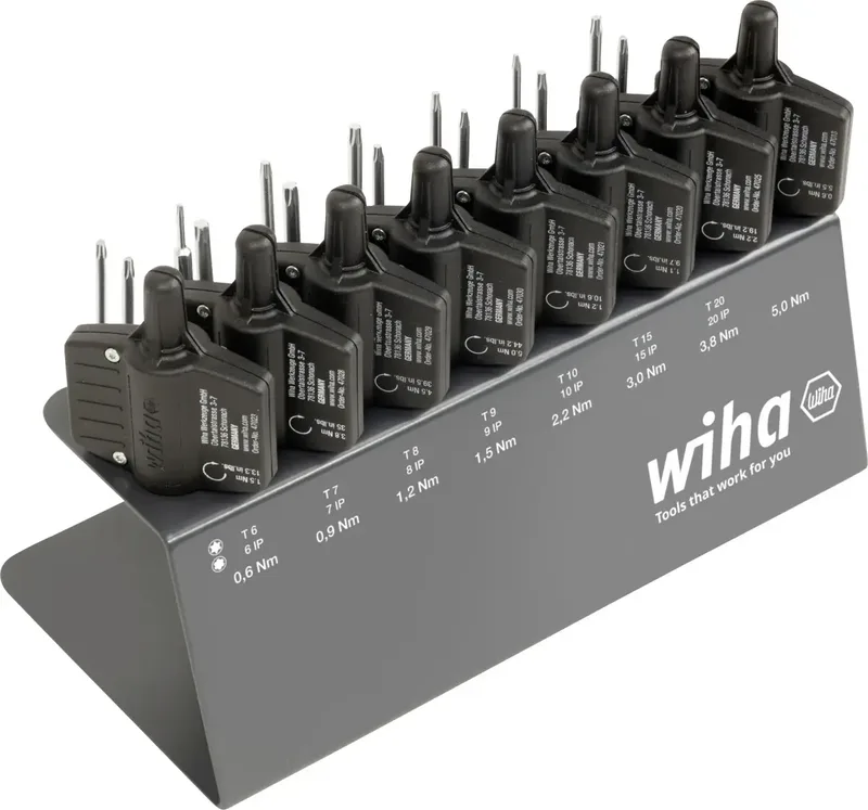 Wiha 23-tlg. Werkstatt Drehmoment-Schraubendreher-Set DIN EN ISO 6789 von Wiha – Produktbild