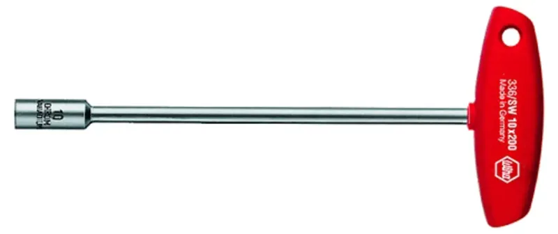 Tournevis porte-douilles avec manche en T Wiha 336 00965 Taille (métrique): 5.5 mm Longueur de la lame: 125 mm de Wiha – image du produit