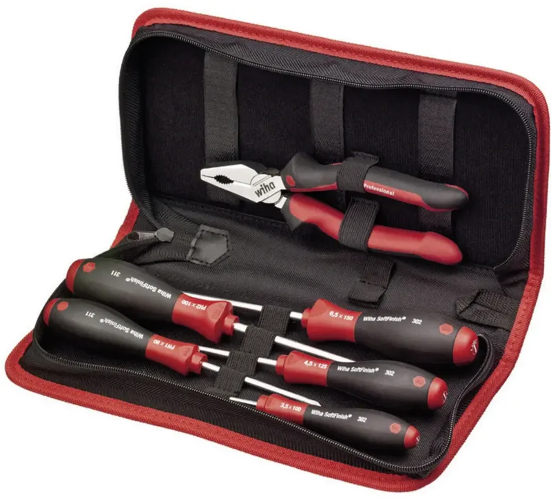Wiha 33970 Werkzeugset Handwerker in Tasche 6teilig von Wiha – Produktbild