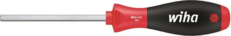 Schraubendreher SoftFinish® Sechskant mit Sechskantklinge 3 x 75 mm von Wiha – Produktbild
