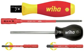 Wiha 38074 VDE Jeu de tournevis dynamométriques 5 pièces 0.8 - 5 Nm DIN EN ISO 6789, DIN EN 60900 de Wiha – image du produit 1 sur 2