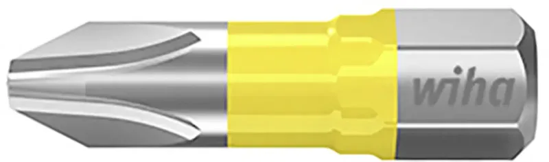 Wiha 41586 Kreuzschlitz-Bit Antrieb: 1/4 (6.3 mm) Abtrieb: Kreuzschlitz Phillips PH 2 25 mm von Wiha – Produktbild