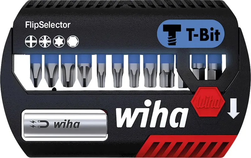 Wiha 41826 Bit-Set 13teilig Kreuzschlitz Phillips, Innen-Sechskant, TORX Plus by Wiha – product image