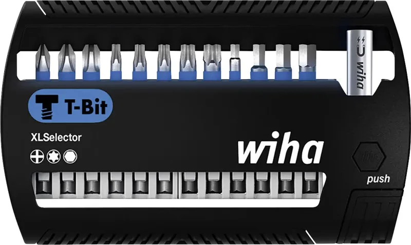 Wiha 41831 Bit-Set 13teilig Kreuzschlitz Phillips, Innen-Sechskant, TORX Plus by Wiha – product image