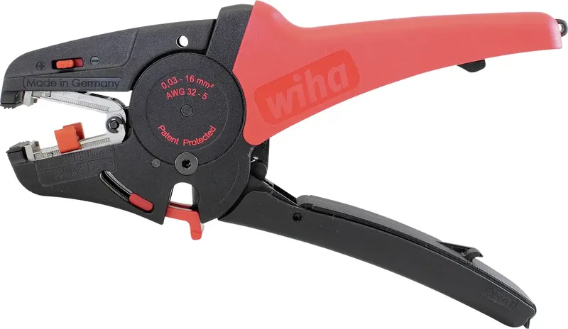 Wiha 42062 42062 Elektriker Abisolierwerkzeug Inkl. Kabelschneider 0.03 bis 16 mm² 5 bis 32 Passend für Marke (Zangen) Wiha van Wiha – productafbeelding 1 van 3