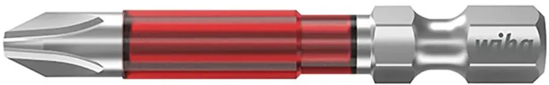 Wiha 42097 Kreuzschlitz-Bit Antrieb: 1/4 (6.3 mm) Abtrieb: Kreuzschlitz Phillips PH 1 von Wiha – Produktbild