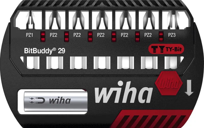 Wiha 42098 Bitset 8-delig Kruiskop Pozidriv by Wiha – product image