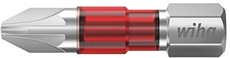 Wiha 42103 Kreuzschlitz-Bit Antrieb: 1/4 (6.3 mm) Abtrieb: Kreuzschlitz Pozidriv PZ 3 de Wiha – image du produit