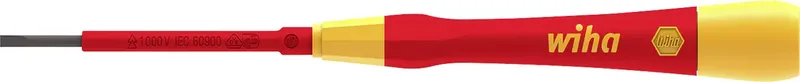 Wiha 42374 Elektriker, VDE, Elektrotechnik und Feinwerktechnik Schlitz-Schraubendreher Klingenbreite: 1.5 mm Klingenlänge: 50 mm de Wiha – image du produit