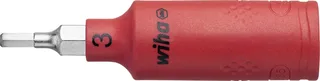 Wiha 43109 43109 6 pans intérieurs Douille 3 mm 1/4 (6.3 mm) de Wiha – image du produit 1 sur 2