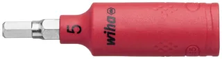Wiha 43111 43111 Innen-Sechskant Steckschlüsseleinsatz 5 mm 1 Stück 1/4 (6.3 mm) de Wiha – image du produit 1 sur 2